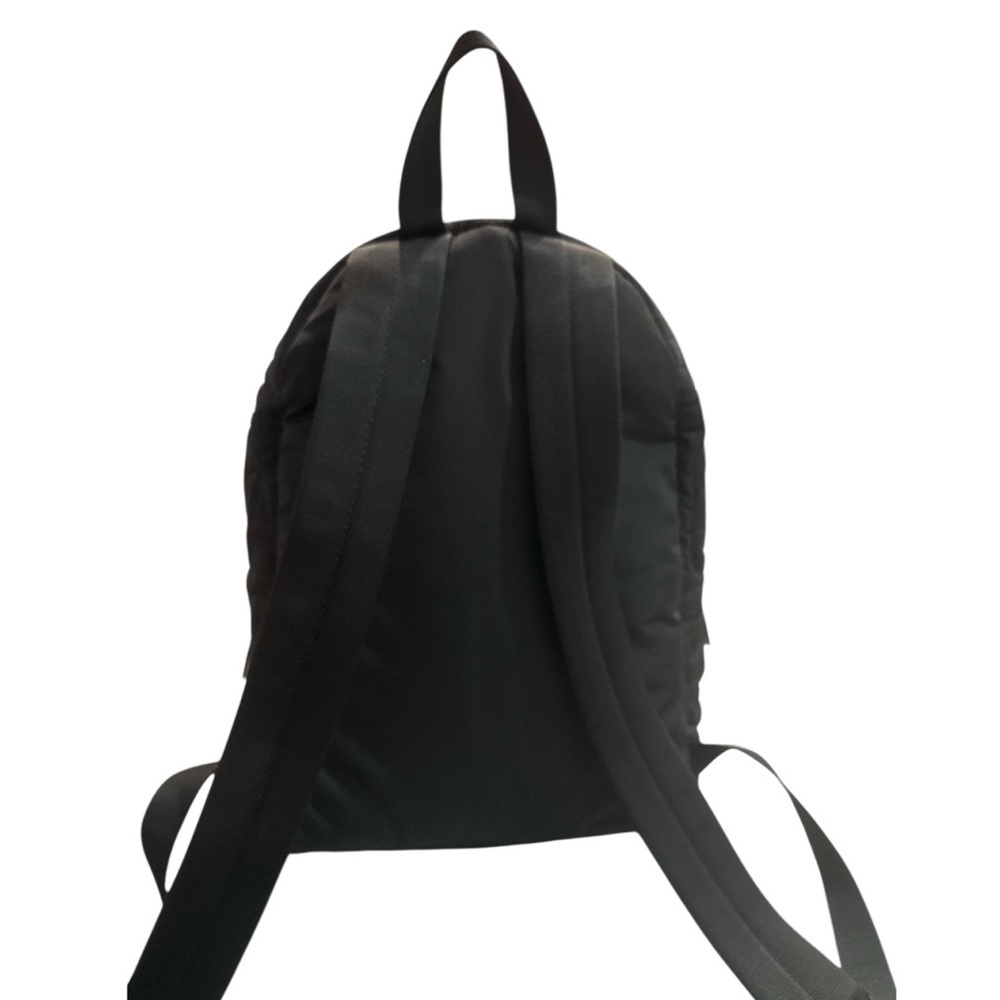 MARC JACOBS Quilted Nylon Backpack Black Large Laptop School Travel Bag - Picture 4 of 15